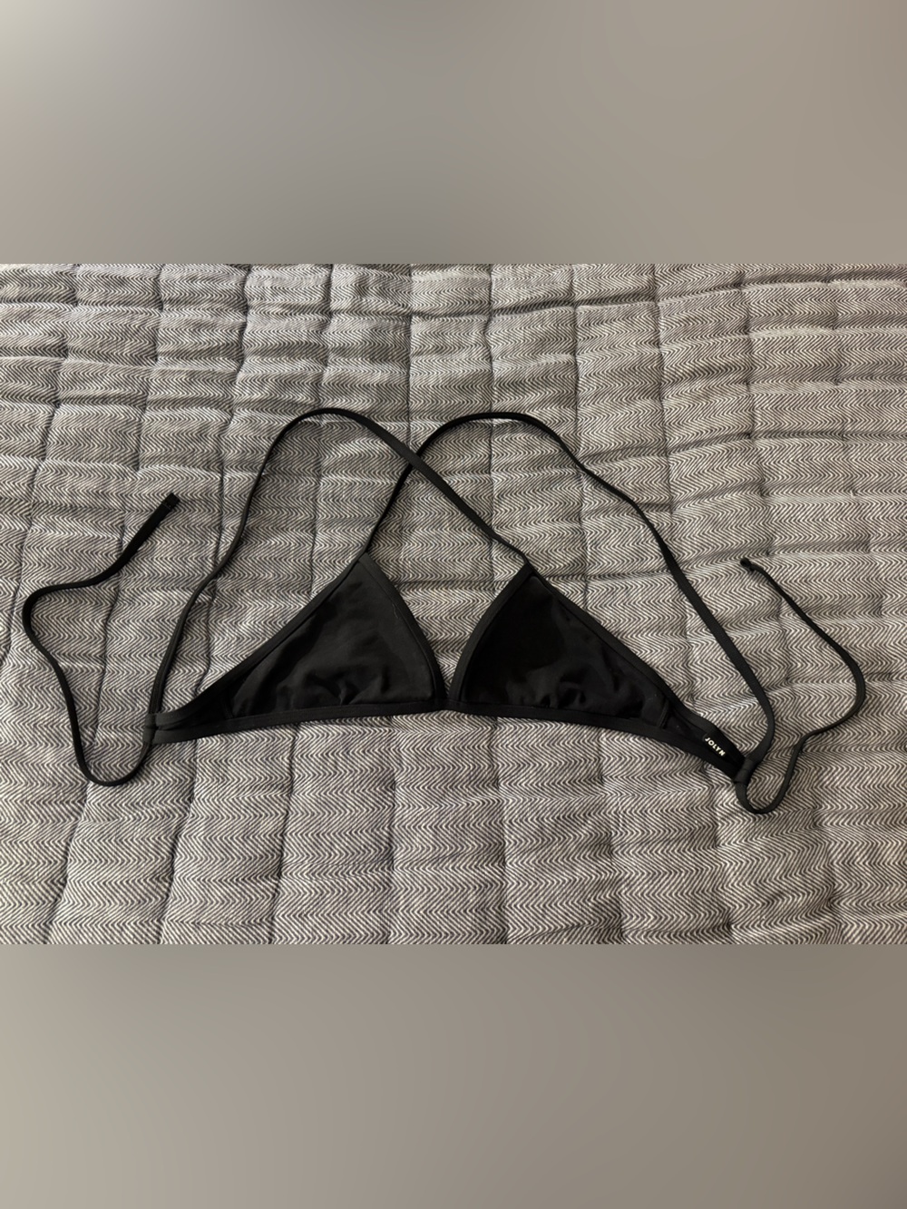 Jolyn Clothing Black Triangle Bandeau Top